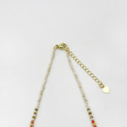 2 mm Faceted Wood Jasper Necklace Elegant Style