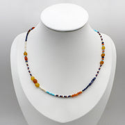 Dopamine Style Multiple Gemstones Necklace
