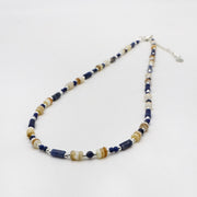 Bohemian Style 3x7mm Sodalite Necklace
