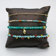 New And Stylish Hand Woven Red Agate Bracelets