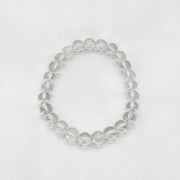 Elegant White Style Pearls And AAA Grade Crystal Bracelet Set