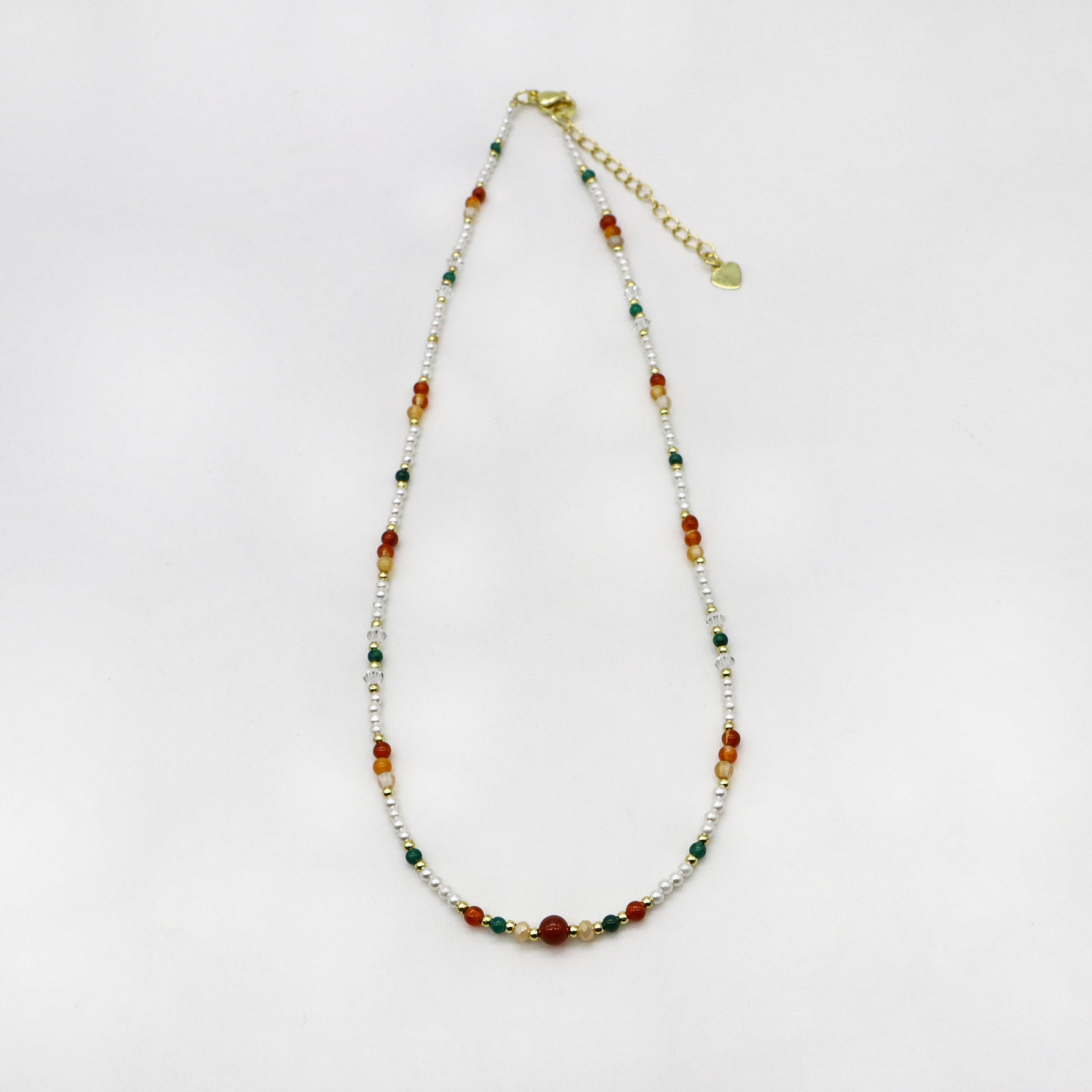 Dopamine Style 2mm Mop Pearl Necklace