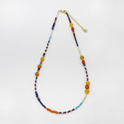 Dopamine Style Multiple Gemstones Necklace