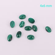 Tamanho completo de cabochão oval de malaquita natural preço para 10 unidades