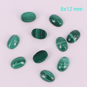 Tamanho completo de cabochão oval de malaquita natural preço para 10 unidades
