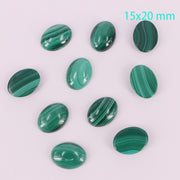 Tamanho completo de cabochão oval de malaquita natural preço para 10 unidades