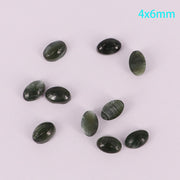 Preço de cabochão oval de serafinita natural em tamanho real para 10 unidades