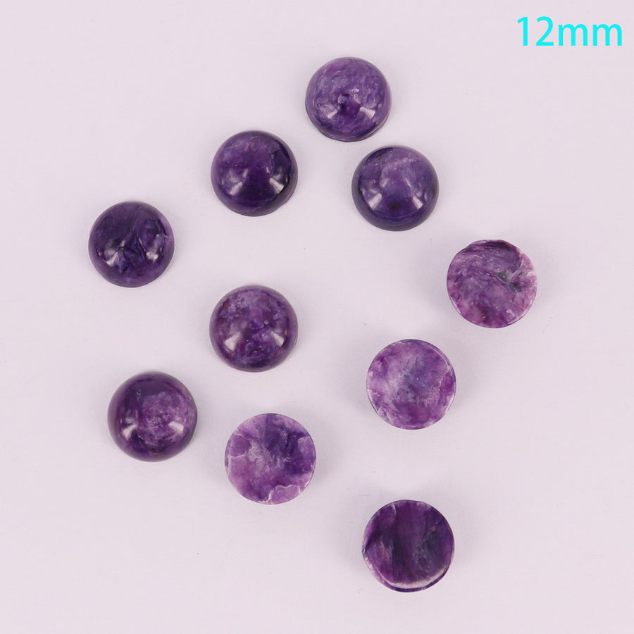 Preço de cabochão charoite natural em tamanho real para 10 unidades