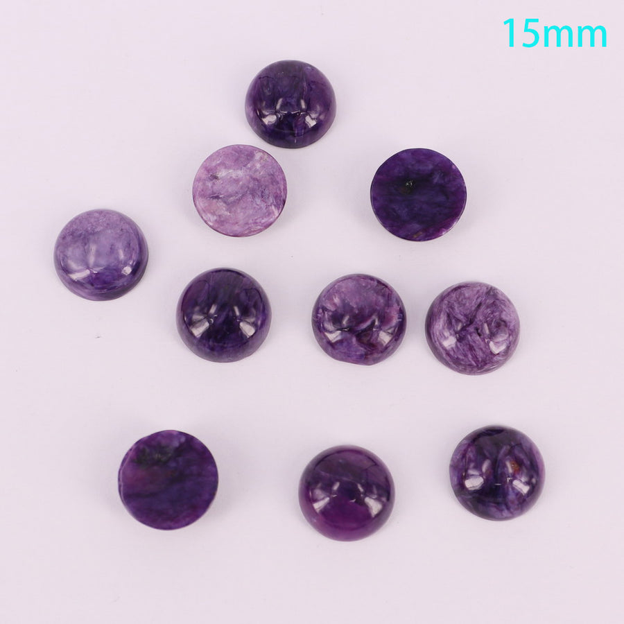 Preço de cabochão charoite natural em tamanho real para 10 unidades