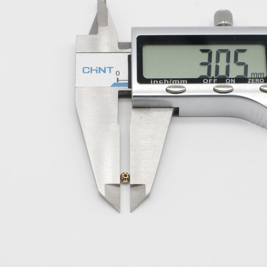 3-4-5-6-8 MM Brass Pumpkin Beads With Gold Plated For Jewlelry Design