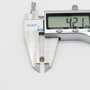 3-4-5-6-8 MM Brass Pumpkin Beads With Gold Plated For Jewlelry Design