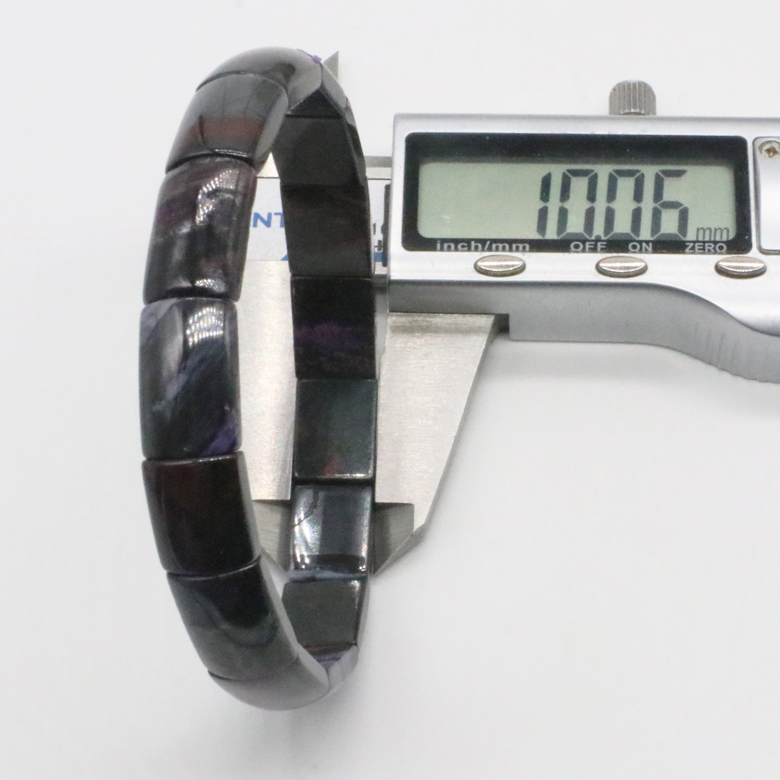 10 mm quadratisches Sugilit-Armband