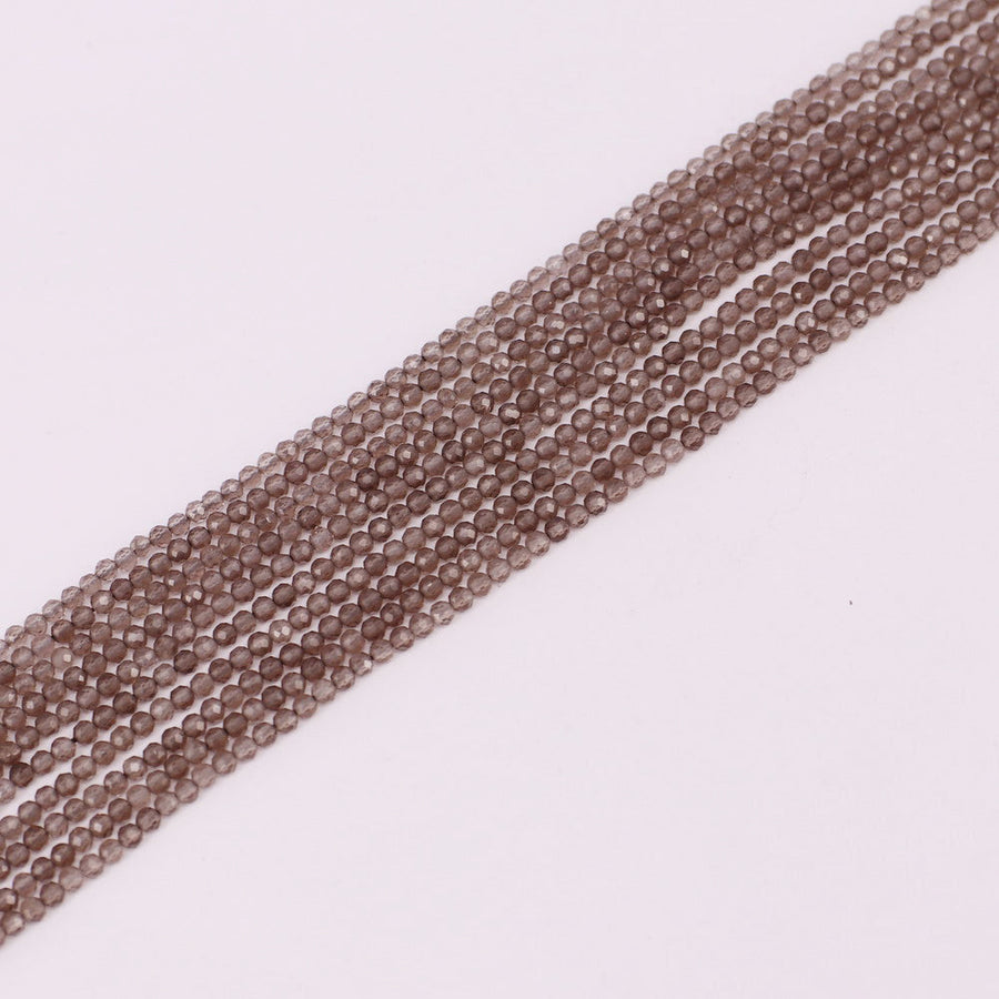 4 MM Round Natural Stone Beads Faceted For Jewelry Design Material Earring Necklace Bracelet Choker Spring Summer Style Price For 5 Strands