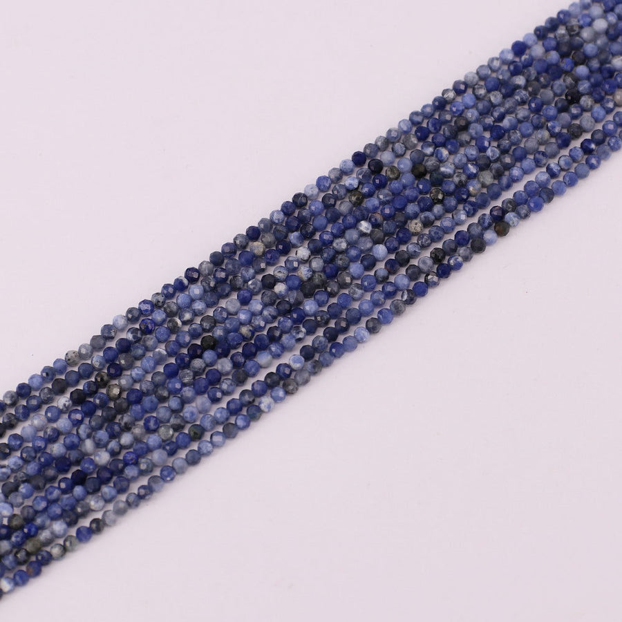 4 MM Round Natural Stone Beads Faceted For Jewelry Design Material Earring Necklace Bracelet Choker Spring Summer Style Price For 5 Strands