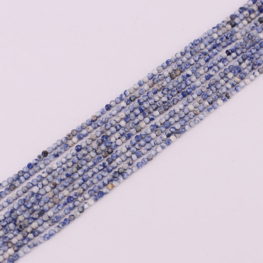 4 MM Round Natural Stone Beads Faceted For Jewelry Design Material Earring Necklace Bracelet Choker Spring Summer Style Price For 5 Strands