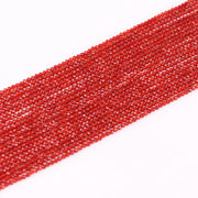 4 MM Round Natural Stone Beads Faceted For Jewelry Design Material Earring Necklace Bracelet Choker Spring Summer Style Price For 5 Strands