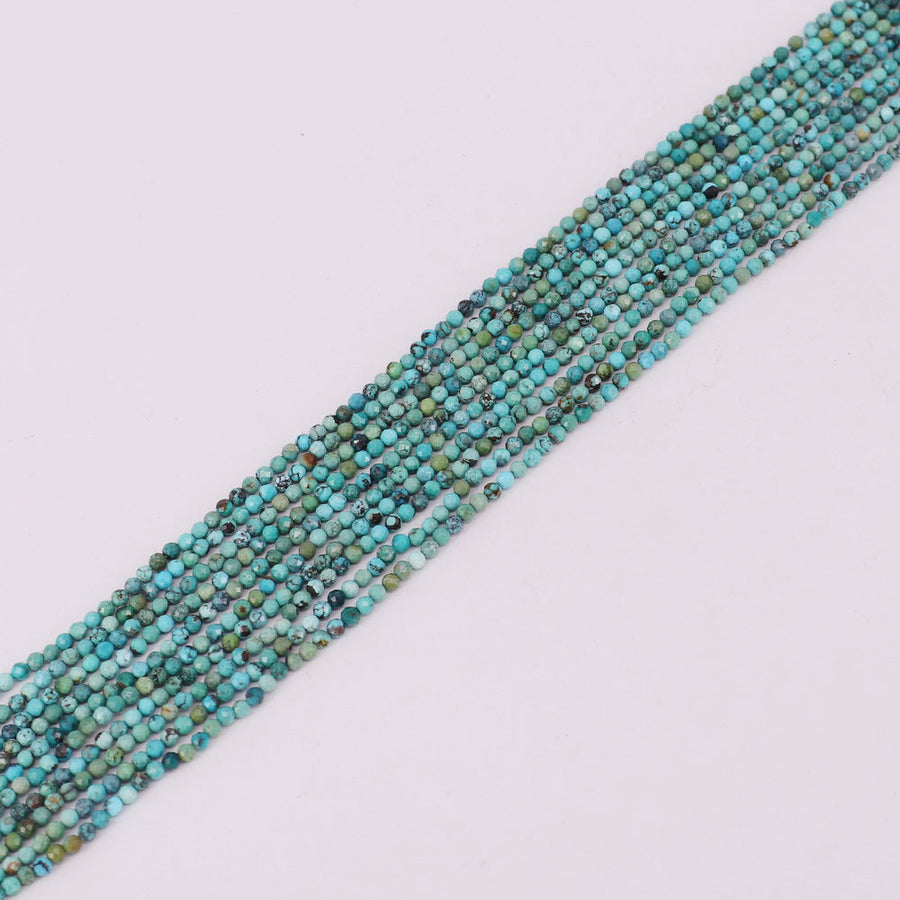 4 MM Round Natural Stone Beads Faceted For Jewelry Design Material Earring Necklace Bracelet Choker Spring Summer Style Price For 5 Strands