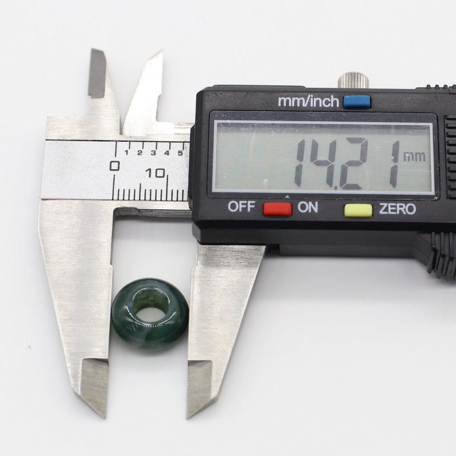 8x14 MM Roundel Stone Beads Big Hole in 6 MM Price For 10 PCS