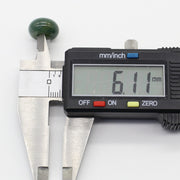 8x14 MM Roundel Stone Beads Big Hole in 6 MM Price For 10 PCS