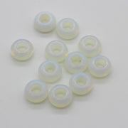 8x14 MM Roundel Stone Beads Big Hole in 6 MM Price For 10 PCS