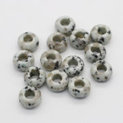 8x14 MM Roundel Stone Beads Big Hole in 6 MM Price For 10 PCS