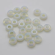 6x12 MM Roundel Stone Beads Big Hole in 5 MM Price For 10 PCS