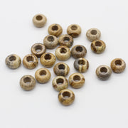 6x12 MM Roundel Stone Beads Big Hole in 5 MM Price For 10 PCS