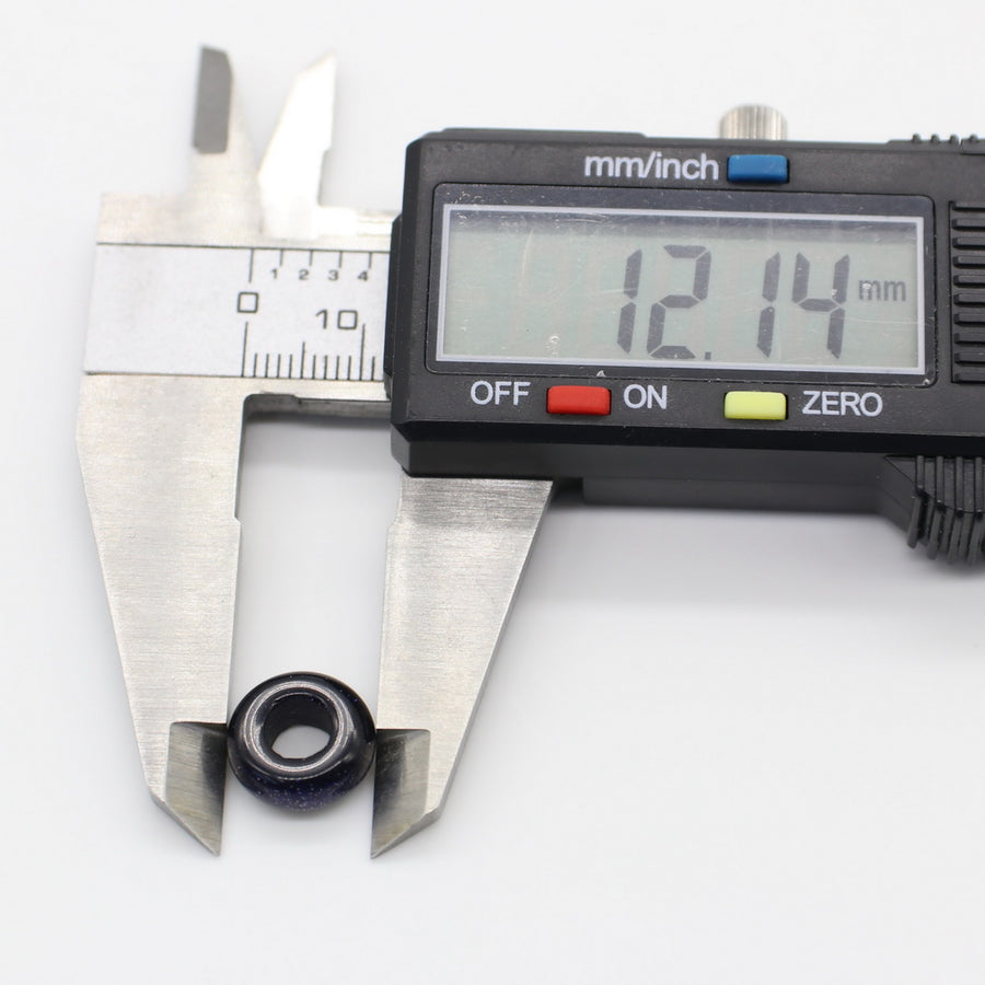 6x12 MM Roundel Stone Beads Big Hole in 5 MM Price For 10 PCS