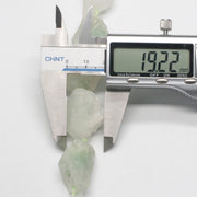 Green Quartz Amethyst Raw Strand Necklace