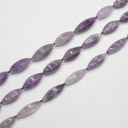 Green Quartz Amethyst Raw Strand Necklace