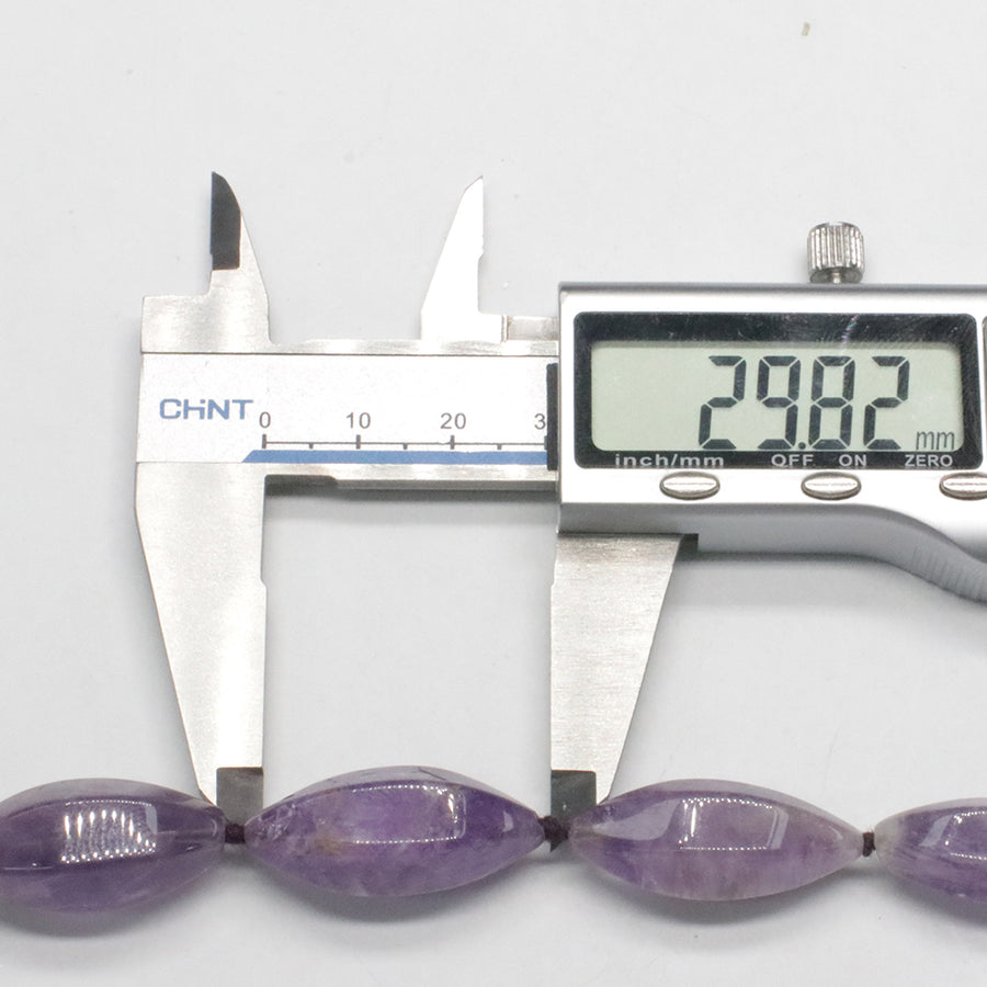 Green Quartz Amethyst Raw Strand Necklace