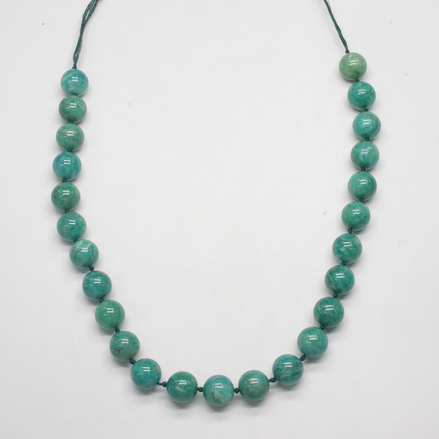 10mm 14mm Green Amazonite Loose Beads Strand