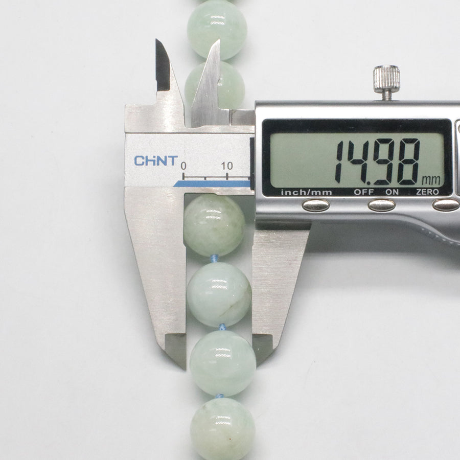 7mm 10mm 15mm Aquamarine Loose Beads Strand