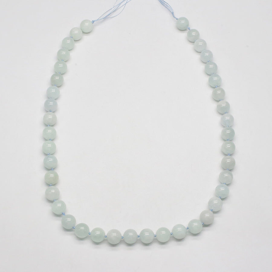 7mm 10mm 15mm Aquamarine Loose Beads Strand