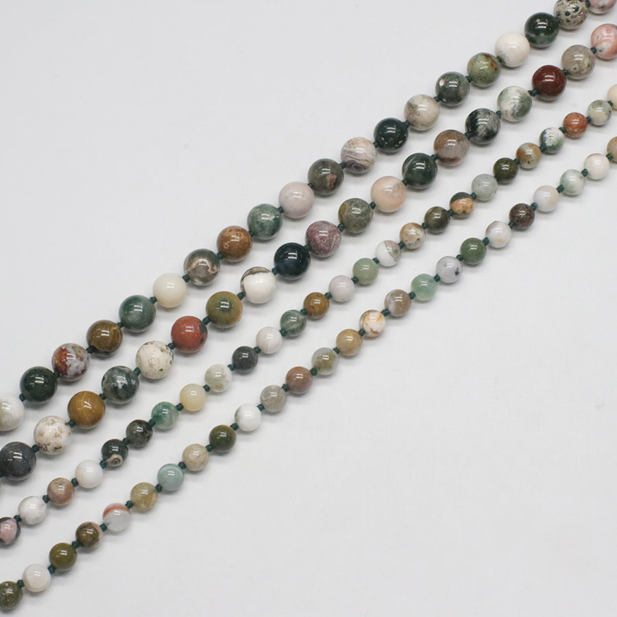 7mm 10mm Ocean Jasper Loose Beads Strand