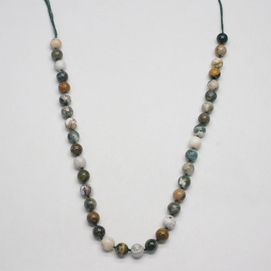 7mm 10mm Ocean Jasper Loose Beads Strand