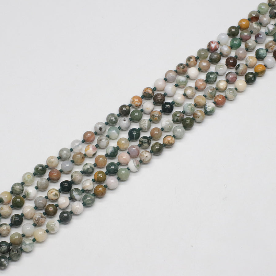 7mm 10mm Ocean Jasper Loose Beads Strand