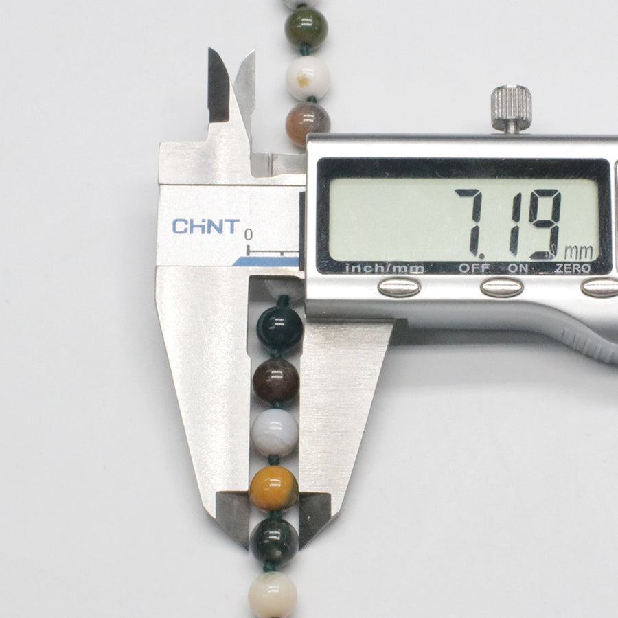 7mm 10mm Ocean Jasper Loose Beads Strand