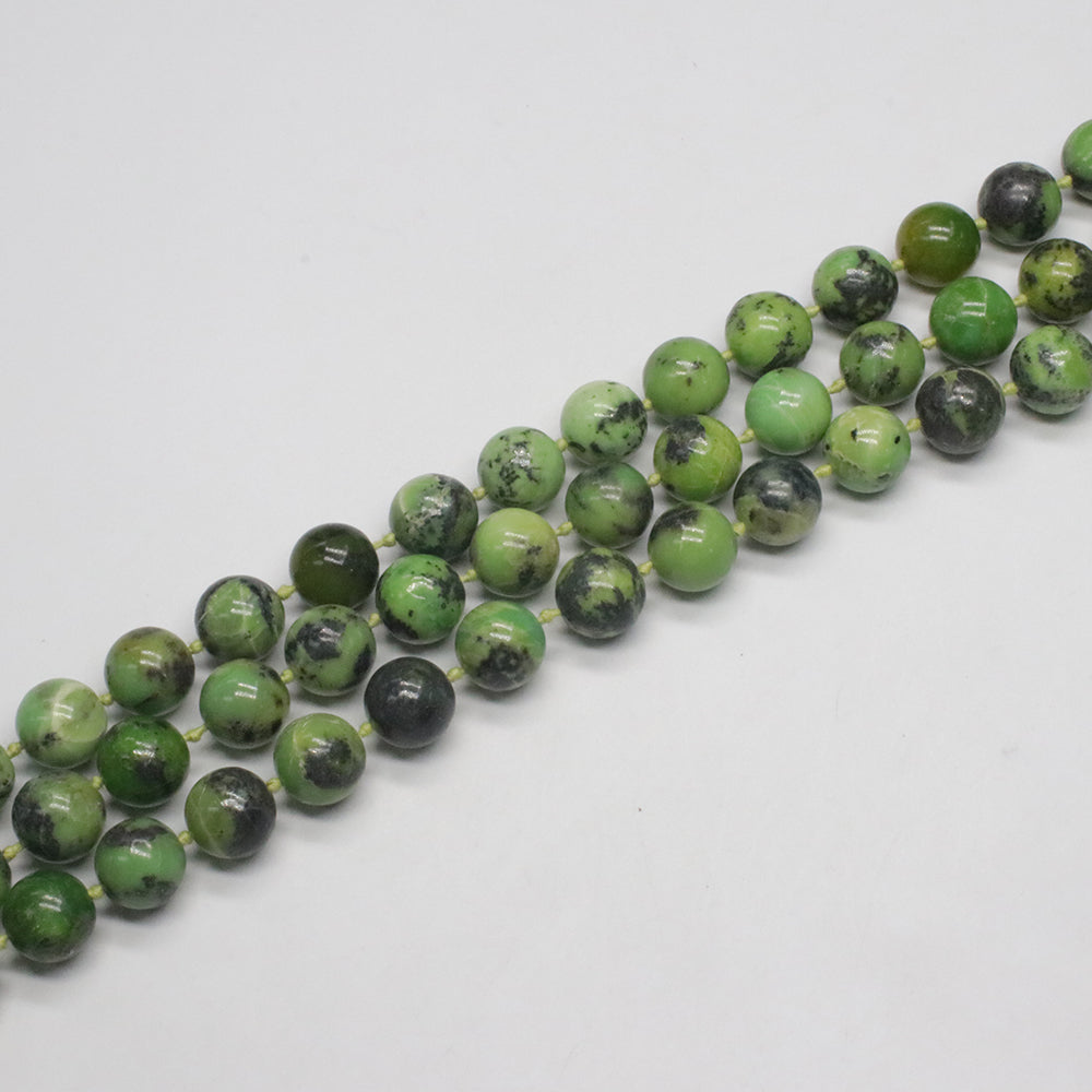 8mm 14mm Chrysoprase Round beads Strand