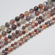 10mm 13mm 18mm Botswana Agate Round Beads Strand