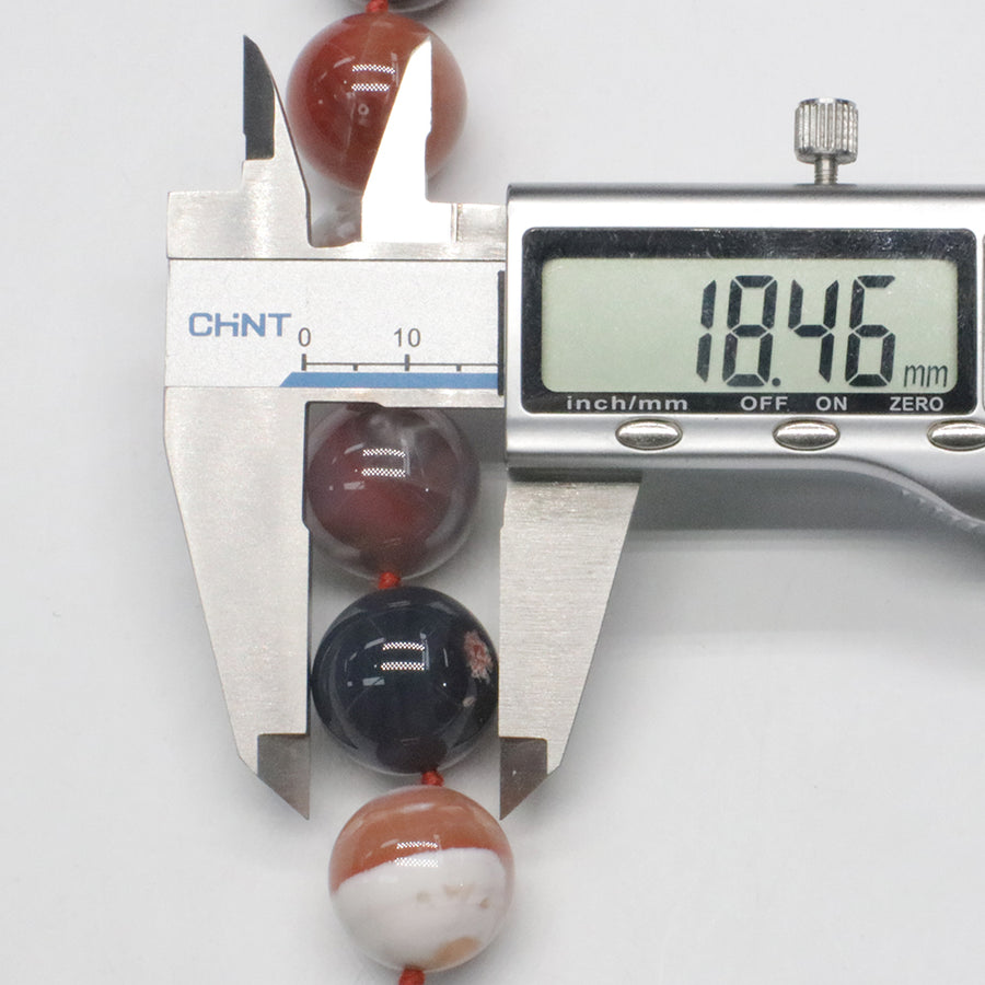 10mm 13mm 18mm Botswana Agate Round Beads Strand