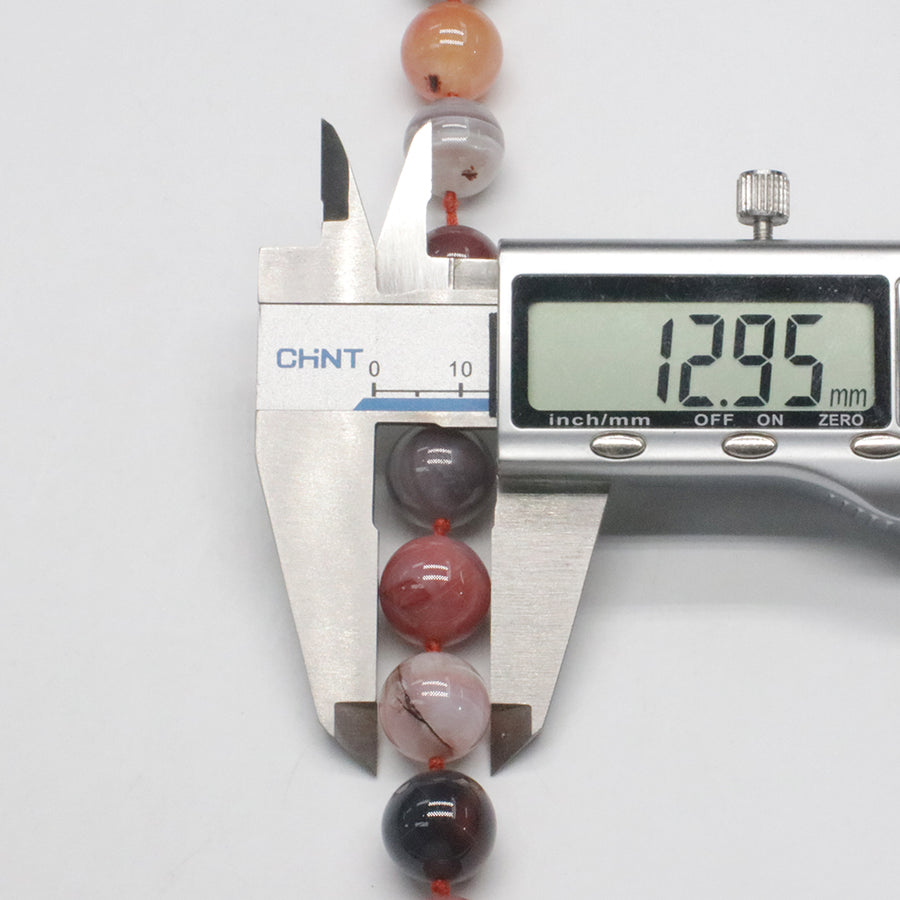 10mm 13mm 18mm Botswana Agate Round Beads Strand