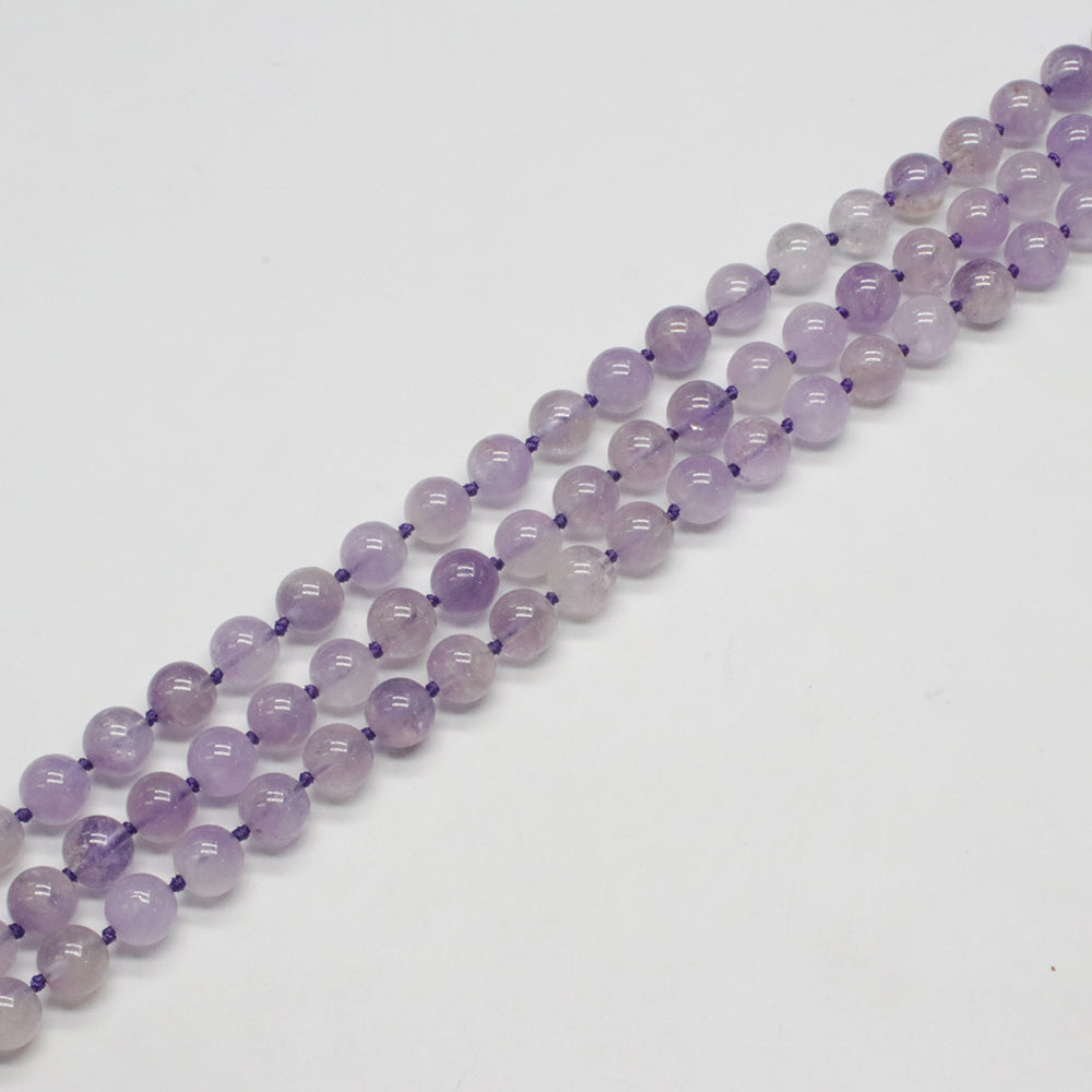 7mm 9mm Ametrine Round Bead Strand