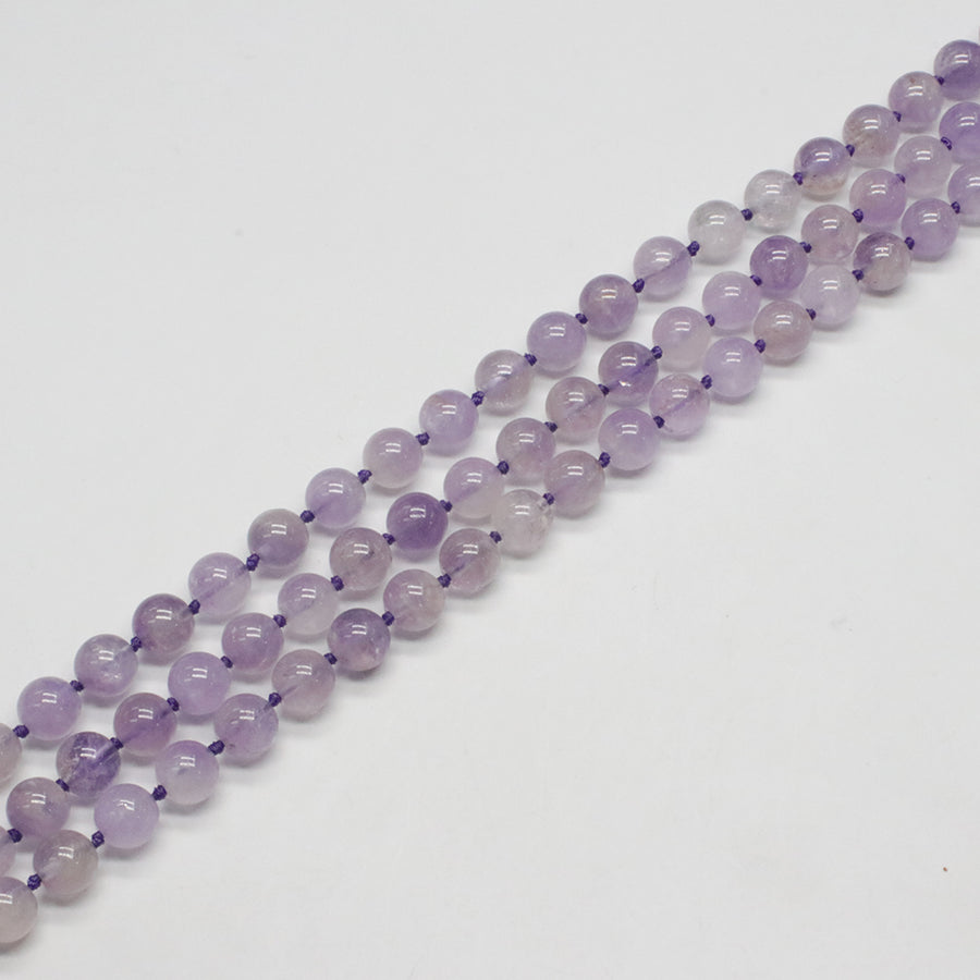 7mm 9mm Ametrine Round Bead Strand