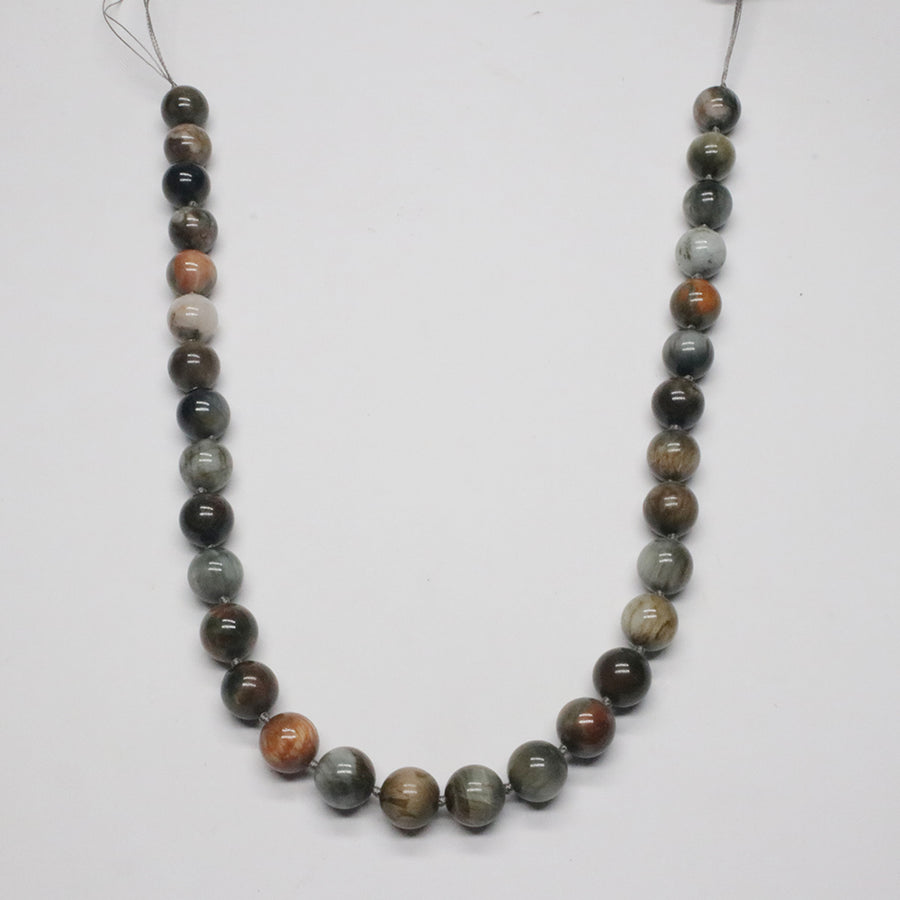 8mm 12mm 14mm Hawk's Eye Round Bead Strand