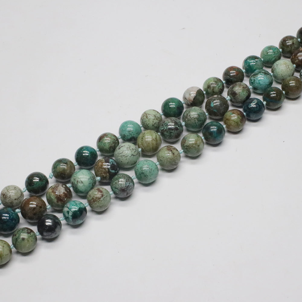 5mm 8mm 12mm 13mm Chrysocolla Round bead Strand