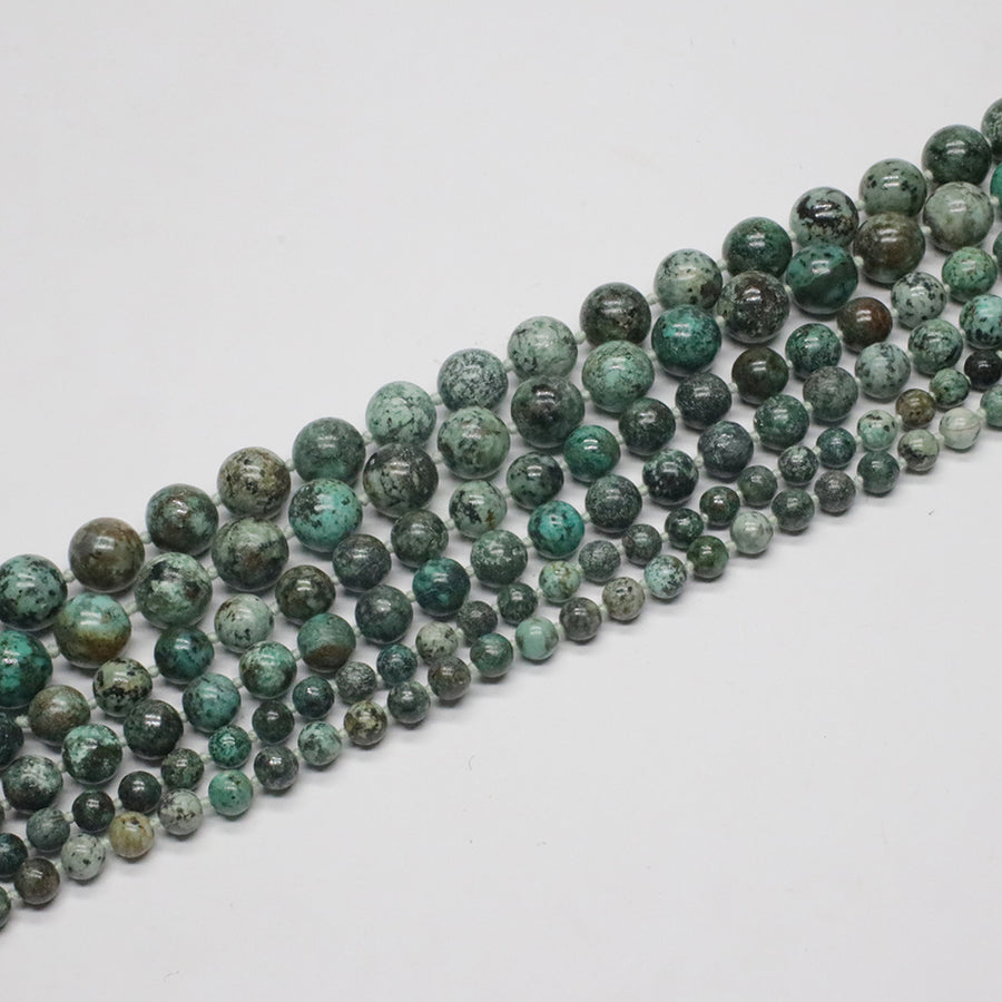 7mm 9mm 13mm Africa Tourquoise Round Bead Strand