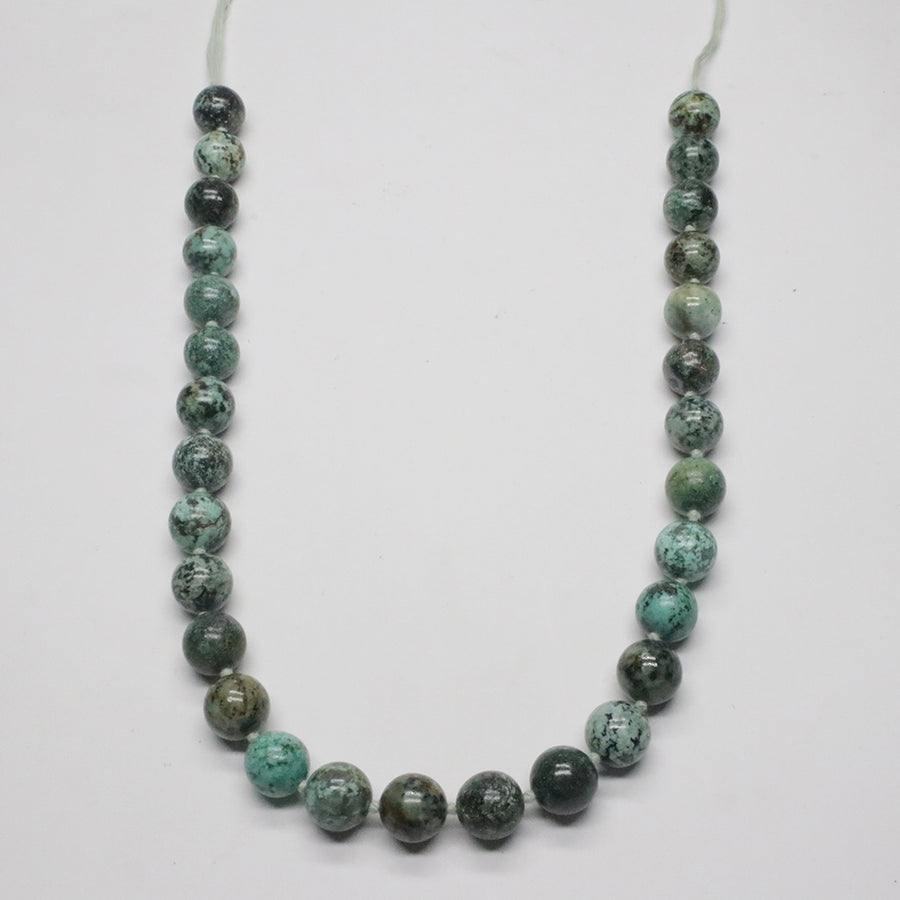 7mm 9mm 13mm Africa Tourquoise Round Bead Strand