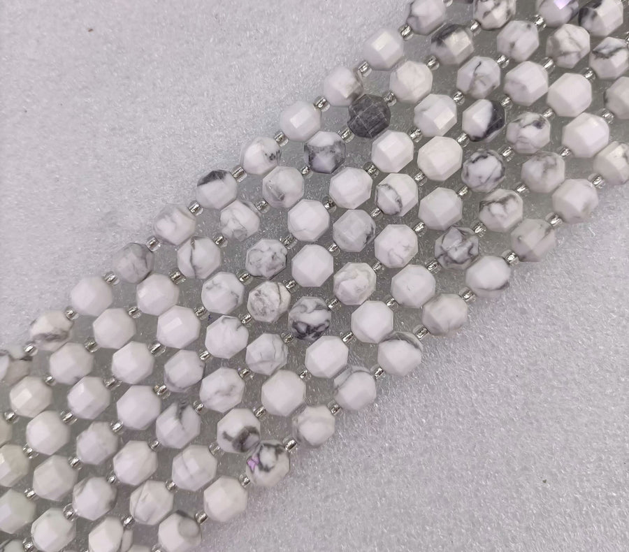 Natural Stone Faceted Satellite Beads Strands Price For 5 Strands