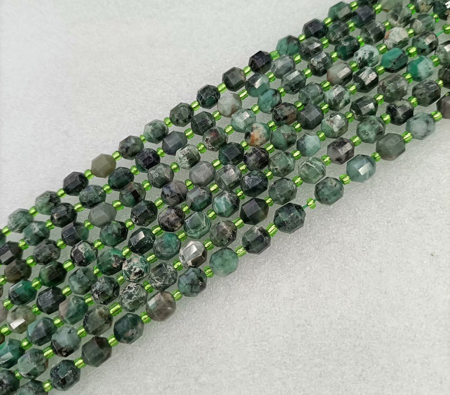 Natural Stone Faceted Satellite Beads Strands Price For 5 Strands
